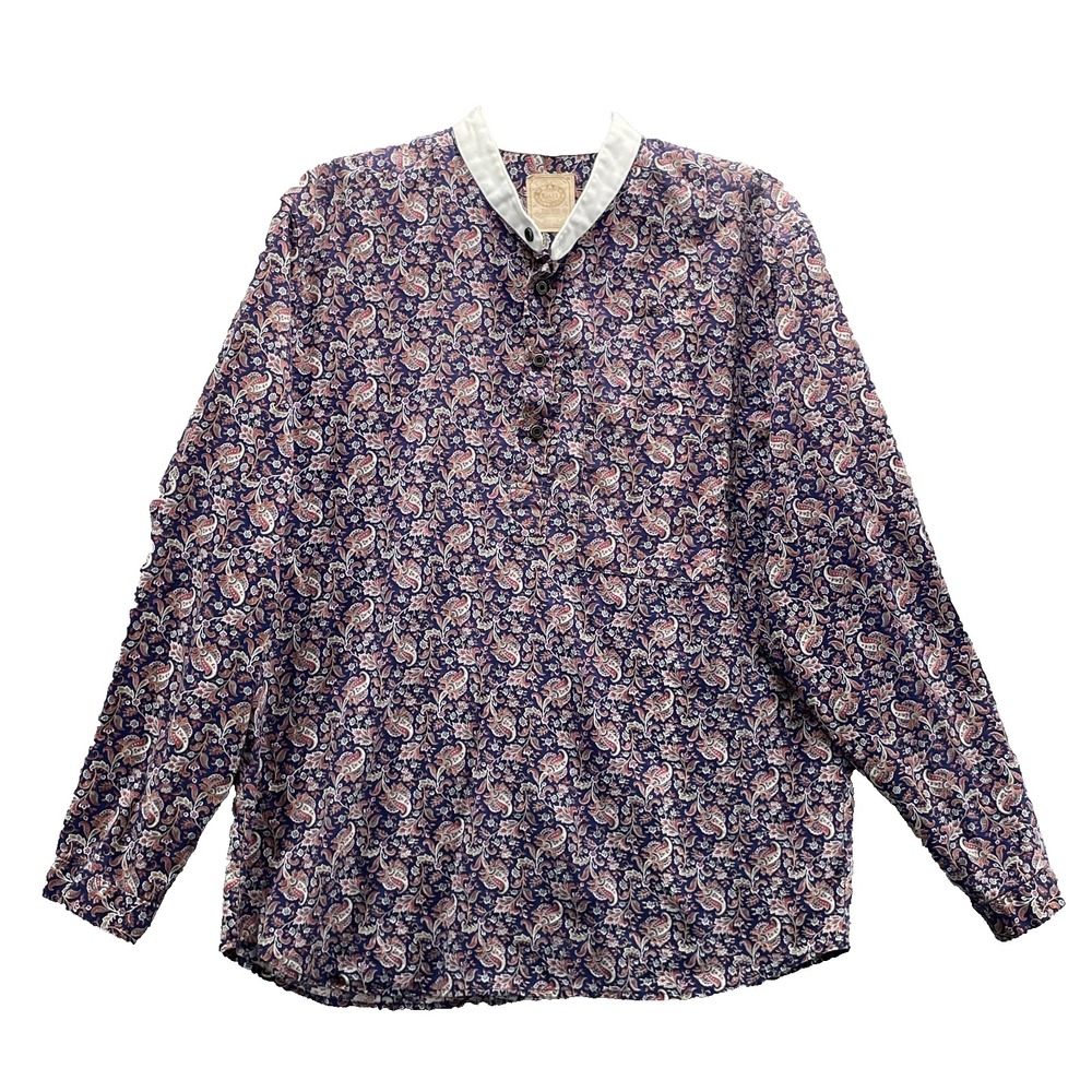 Vintage Wah Maker Shirt Women Large Western Frontier Prairie Rodeo Victorian USA